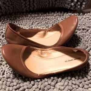Tan flats size 11